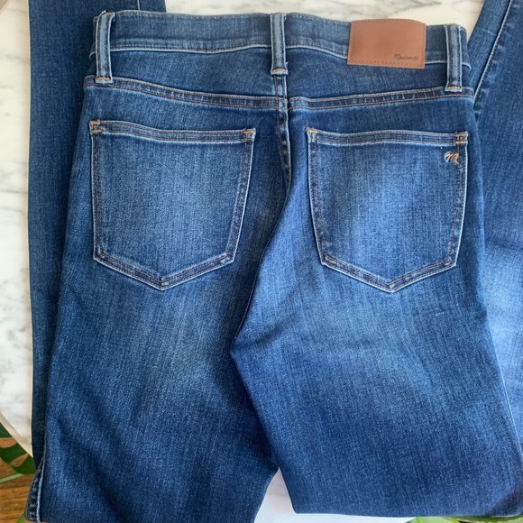 Madewell 10" High-Rise Skinny Jeans in Danny Wash: size 26 - Picture 2 of 5